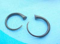water buffalo horn talon jewelry for stretched piercings 