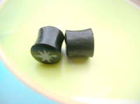 natural organic horn flesh plugs