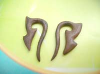 wood rings ear plugs 