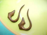 coconut wood rings ear plugs 
