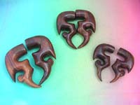 Heavy gauge organic wooden tapers