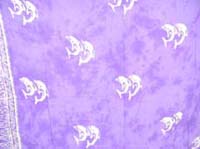 Pink beauty wrap skirt with tropical sea life motif