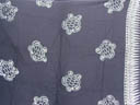 Pink beauty wrap skirt with tropical sea life motif