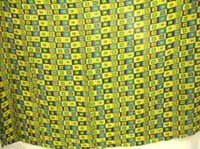 Yellow, green and black summer swim wear wrap
