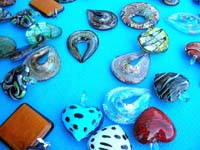 Stylish fashion hand blown glass pendant