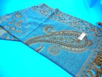 Quality paisley shape design on contemporary fashion scarf