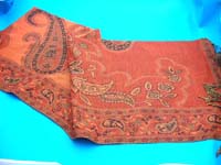 Quality paisley shape design on contemporary fashion scarf