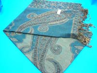 Quality paisley shape design on contemporary fashion scarf