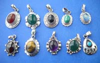 High quality sterling silver assorted pendant