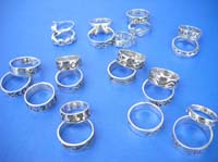 Assorted theme fashion sterling silver ring