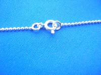 Mini ball sterling silver necklace