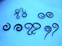 Thinner artist horn earring