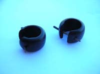 Thick core stick C shape earring