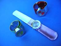 Fun slap band wrist watch in trendy colors 
