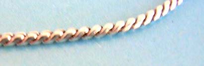 925.Sterling silver spiral chain necklace - Export outlet wholesaler