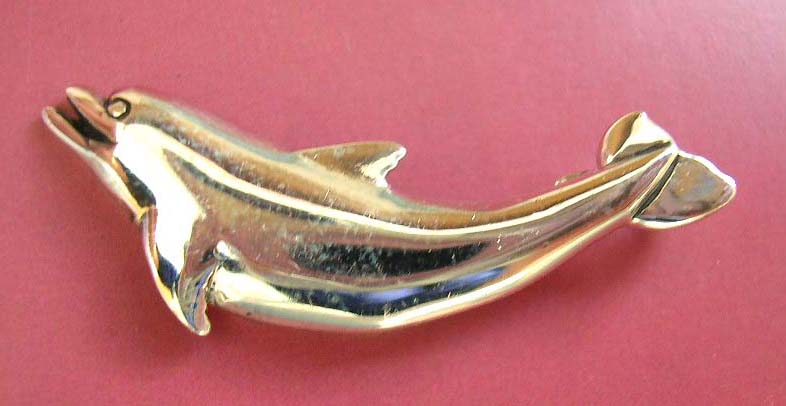  Ocean life dolphin necklace charm, made from sterling silver - fashion export wholesale shop     