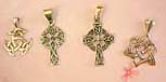 Celtic cross and knot theme 925. sterling silver pendant, randomly picked by warehouse staffs