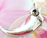 Tiger claw designed, stamped 925. sterling silver necklace charm
