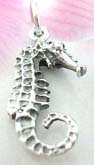 Ocean seahorse theme pendant made of 925. sterling silver
