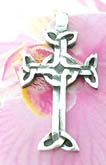 Religious Celtic cross sterling silver pendant