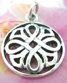 Beautiful celtic know art designed 925. sterling silver pendant