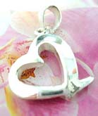 Valentines heart theme 925. sterling silver