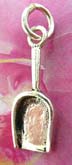 Farmers shovel motif Sterling silver pendant