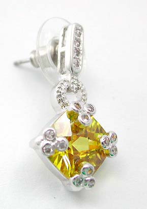 wholesale beauty jewelry, cz earring 