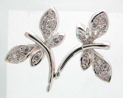 Wholesale new fashion jewelry, cz earring 
