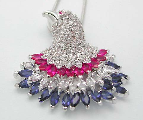 Wholesale Bird collection jewelry    , cz pendant(chain not included)