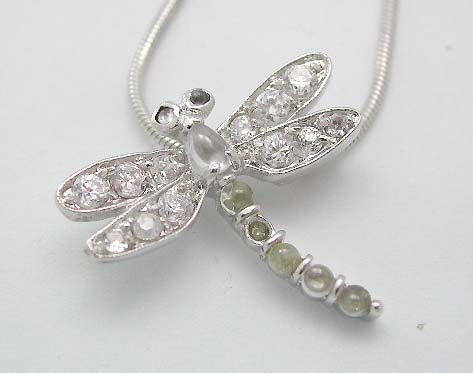 Wholesale fashion costume jewelry, cz pendant(chain not included)