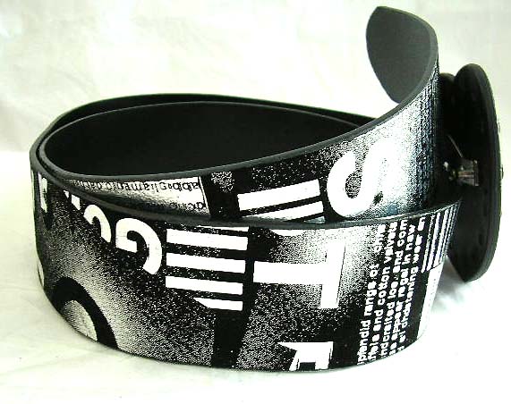 Body decor online shop wholesale - white prase decor black fashion belt with hole around floral heart love buckle at center