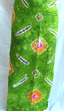 Long skirt online wholesale-lake green long skirt with microorganism design