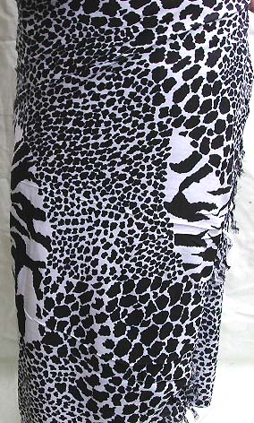 wholesale leopard skin pattern sarong clothing  