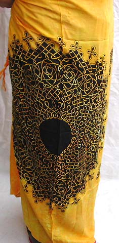 wholesale celtic clothing and Celtic knotwork sarong beach island coverup   