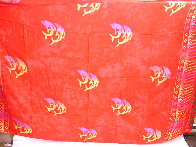 Assorted pattern design in orange color, randomly pick          