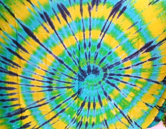 Assorted pattern design in green and purple color, randomly pic