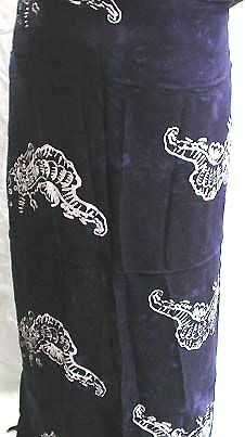 Assorted pattern design in blue and green color, randomly pick          