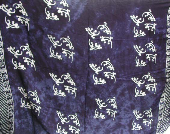 Assorted pattern design in blue and green color, randomly pick          