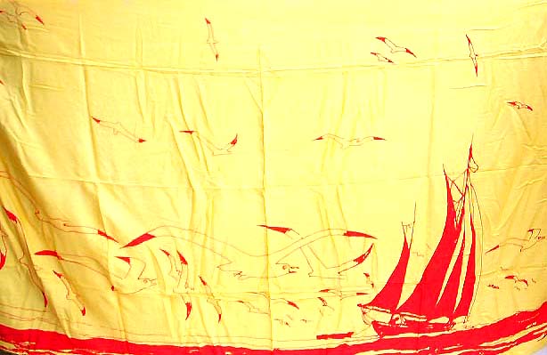 A sunset picture with yellow color        