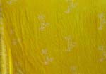 wholesale apparel supplier distribute rayon wrapping long skirt, Yellow background color with palm tree and flower decor each side 