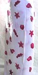 Assorted pinky seashell design with white background color