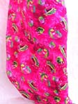 Pinkish color with colorful fish 
