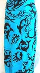 Light blue color with tattoo design a deep sea pattern