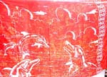 Triple dolphin dating in the sea design in orange color