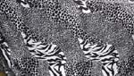 Linear pattern design in black and white color