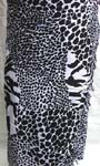 Linear pattern design in black and white color