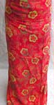 Floral pattern with red color