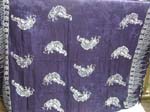 Dark blue color with asstored pattern, randomly pick