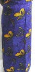 Yellow butterflies with dark blue color